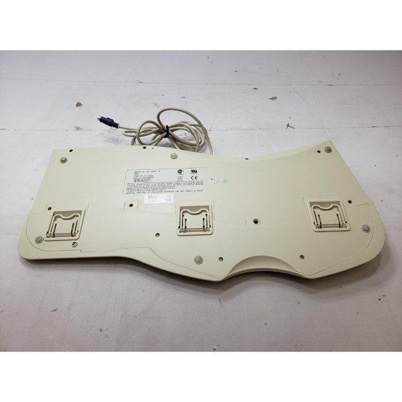 Dell SK-6000 E Ergonomic PS/2 PC Keyboard 6 Pin Connector Untested / For Repair - Picture 5 of 7